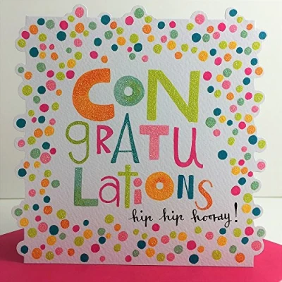 Image of Rachel Ellen Congratulations Hip Hooray Card