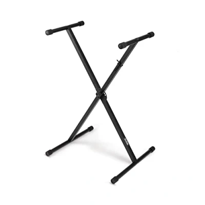 Image of OnStage KS7190 Classic Single X Keyboard Stand, Black