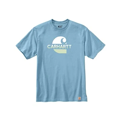 Image of Carhartt Mens Heavyweight Short Sleeve C Graphic T Shirt