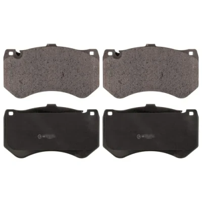 Image of 0004202604, 0004205800, 0004209200, 0054206520, 0064200720 Brake pad set BLUE PRINT ADU174271 Front Axle prepared for wear indicator