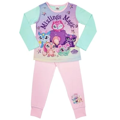 Image of Magic Mixies Girls Pyjamas Mixlings Caldron Character Nightwear (Mixlings Magic, 5 6 Years)