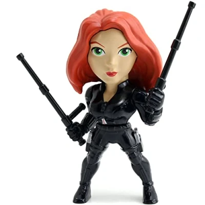Image of Jada Toys 253221014 Marvel Black Widow Figure, Die cast, Collectible 10 cm,