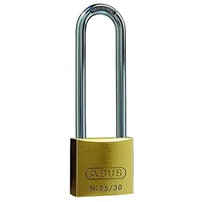 Image of ABUS 12294 60mm Long Shackle Brass Padlock