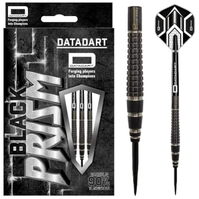 Image of Datadart Black Prism 90% Steel Tip Darts 22 g