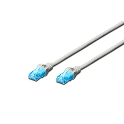 Image of DIGITUS LAN Cable Cat 5e 20m CCA Network With RJ45 U/UTP Unshielded Compatible to 6 &amp; 5 Grey