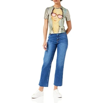 Image of Desigual Women&#039;s TS_Beatrice T Shirt, Black, XS