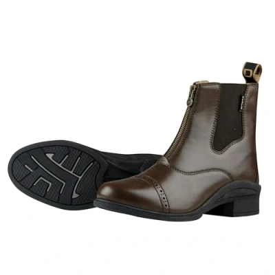 Image of Dublin Altitude Zip Paddock Boots, Brown, Childs 11