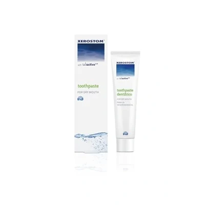Image of Xerostom Dry Mouth Toothpaste with SaliActive 50ml Fluoride Xylitol Sugar Free for Relief No SLS