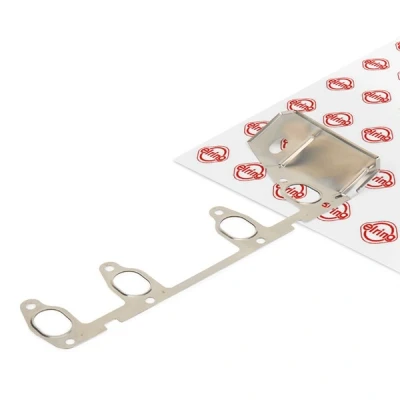 Image of 03G253039A Exhaust Manifold Gasket ELRING 150.111 with heat shield VOLKSWAGEN: Golf 5, Caddy 3, Polo IV Hatchback, SKODA: Fabia 2, Superb II Estate