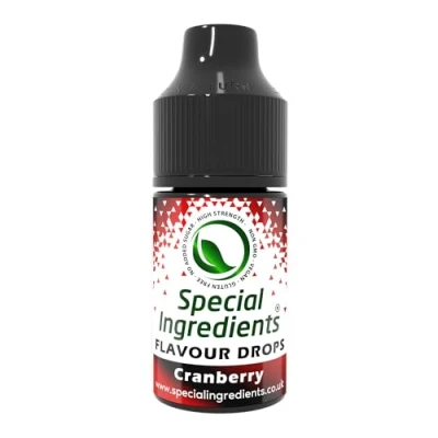Image of Cranberry Flavour Drop 30ml Highly Concentrated Versatile Food Flavouring Vegan, Non GMO, Gluten Free