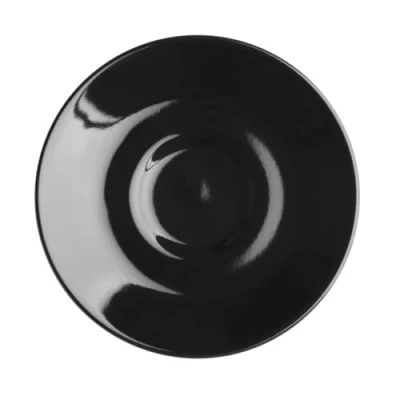 Image of Olympia Cafe Espresso Saucer Black (12 pack)