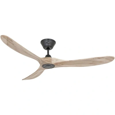 Image of CasaFan Eco Genuino ceiling fan 152 cm black/light wood