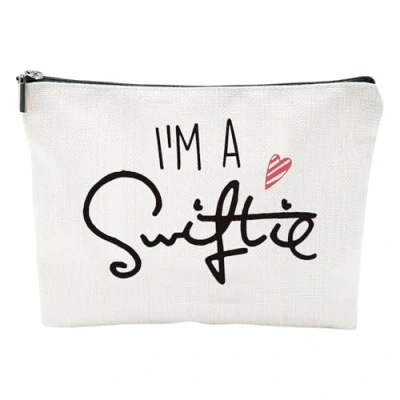 Image of CoCoCherry Music Lover Cosmetic Bag Singer Fans Gift, You are Braver Stronger Smarter Than Think, Makeup Zipper Pouch for Women Girls,Singer&#039;s Merchandise, Gifts Friends Sister（New）