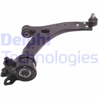 Image of 1502086, 1723323, 8V413A423AB, 8V413A423AC Suspension Arm DELPHI TC2568 with ball joint Right, Lower Trailing Sheet Steel FORD: Kuga Mk1