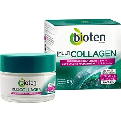 Image of Bioten Multi Collagen Antiwrinkle Day Cream SPF10 50ml