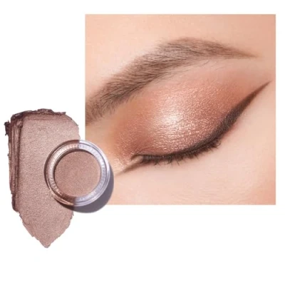 Image of Oulac Glitter Eyeshadow Metallic Finish High Impact Brown Waterproof Up to 12 Hours Wear Creates Eye Catching Make up, Vegan, 06g Cream Color 24 Magic Spark