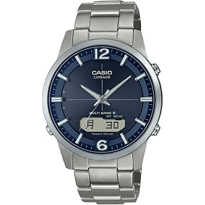 Image of Casio Men Analogue Digital Quartz Watch with Titanium Strap LCW M170TD 2AER