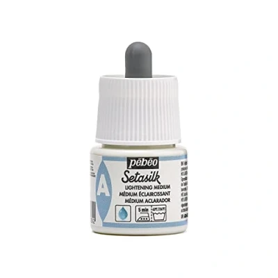 Image of PEBEO 181 030 45 ml Setasilk Silk Painting Diluent Bottle, Transparent