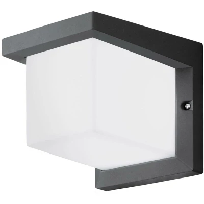 Image of EGLO Cube shaped Desella LED outdoor wall light