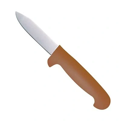Image of Ever Blade Professional Chef 3.25&quot; &amp; 4&quot; Paring Knife Colour Coded (Brown, (85mm)), 7806 85/BRO