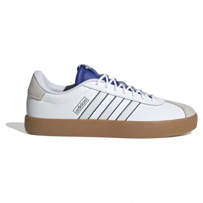 Image of adidas Men&#039;s VL Court 3.0 Shoes, FTWR White/Crystal White/semi Lucid Blue, 5 UK