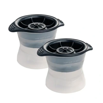 Image of Epicurean Barware Set Of 2 Super Ice Sphere Moulds