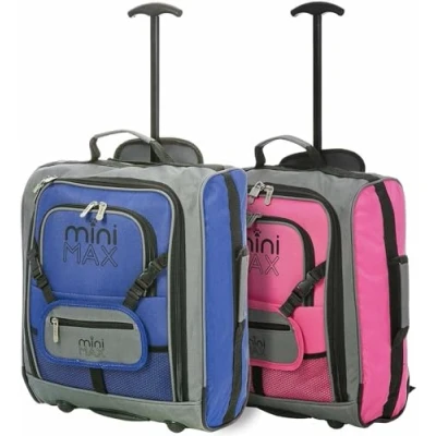 Image of Aerolite MiniMAX 30L EasyJet 45x36x20 Maximum Size Cabin Hand Luggage Under Seat Trolley Backpack Carry On Bag with 2 Year Warranty