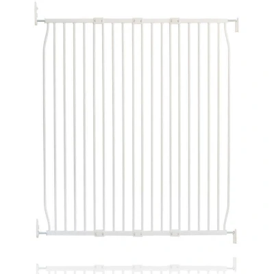 Image of Safetots Extra Tall Eco Screw Fit Baby Gate, White, 110cm 120cm, Gate 100cm in Height, Stair for Baby, Fitted Safety Easy Installation
