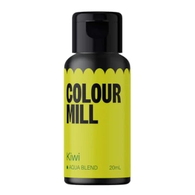 Image of Colour Mill Aqua Blend Food Colouring Liquid Kiwi Edible Paint for Royal Icing, Macarons, Meringue, Fondant, Jellies, Beverages and More 20 ml