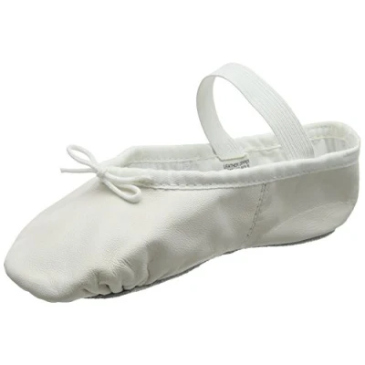 Image of Bloch 209 Arise Leather Ballet Shoe, Full Sole,White,1 C UK (34 EU)
