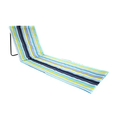 Image of Oypla Portable Beach Mat Folding Chair Sun Lounger Outdoor Camping
