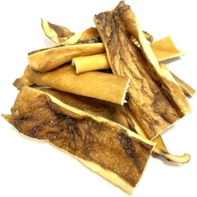 Image of Beef Head Skin 100g Natural Dog Treats Chews SLD