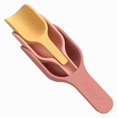 Image of Inspire My Play 3 x Silicone Nesting Scoops Perfect Accessories for Sensory PlayTray Tuff Tray Early Development &amp; Activity Toys Montessori Learning Multi Purpose Shovel