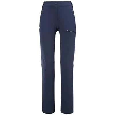 Image of Millet All Outdoor II Pant W Women&#039;s Fleece Pants Windproof and Waterproof Hiking, Trekking, Approach Blue