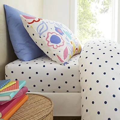 Image of Pineapple Elephant Kids Bedroom Blomme Floral Double Fitted Sheet 28cm Depth Bright