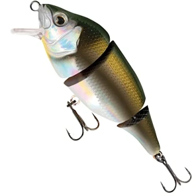 Image of Fox Rage Hitcher Crank &amp; Troll Jointed SR 10cm 35gr Floating 0 2,4m UV Real Shiner (with rattles) Hard lure