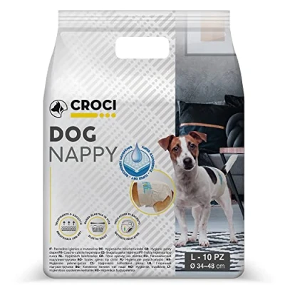 Image of CROCI Dog Nappy, Large, Pack of 10