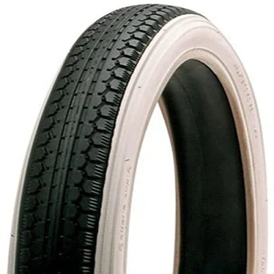 Image of Raleigh T1703 20 x 1.75 Inch Whitewall Low Rolling Resistance Children&#039;s Bicycle Tyre for Paved and Tarmac Surfaces