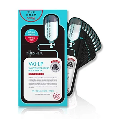 Image of 10 x Mediheal W.H.P White Hydrating Charcoal Mask