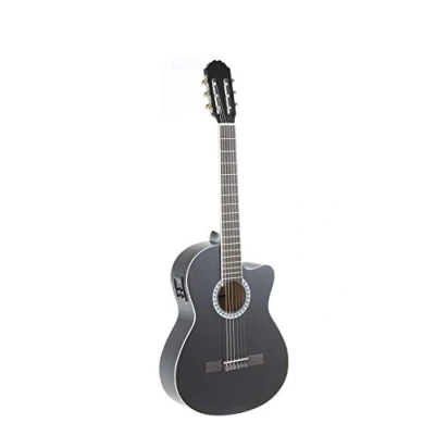 Image of PURE GEWA Concert guitar BASIC ELECTRO black, incl. pickup, tuner