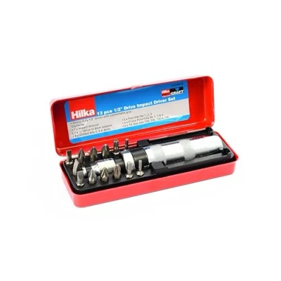 Image of Hilka 11670013 1/2 Inch Pro Craft Impact Driver Set (13 Piece)