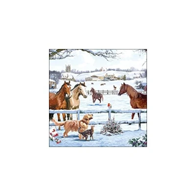 Image of Ambiente Christmas Napkin 33 Centimeter Pack of 20 Appointment