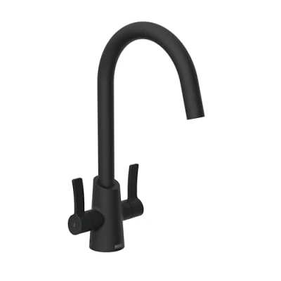 Image of Bristan Acorn Easyfit Kitchen Sink Mixer Black Tap