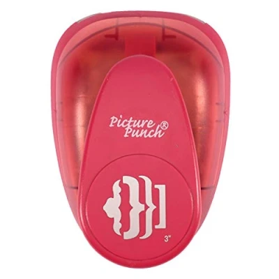 Image of Vaessen Creative Craft Paper Punch Accolades Ø 6,4 x 6,6 cm Circle Cutter for Crafting and Card Making