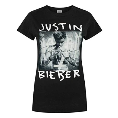 Image of Vanilla Underground Justin Bieber Purpose Women&#039;s T Shirt Black