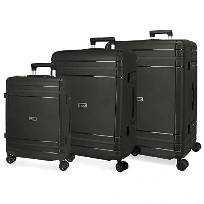 Image of MOVOM Dimension, Black, Set of 3 suitcases