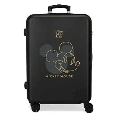 Image of Disney, Black/White, Medium Suitcase