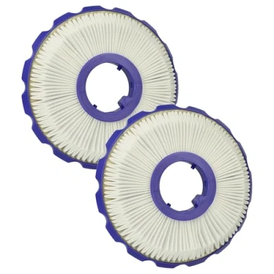 Image of vhbw 2 x Vacuum Cleaner Filters Compatible with Dyson DC50, DC51 Animal, DC50 Mulitifloor, DC50i HEPA Post Motor Filter, Blue White