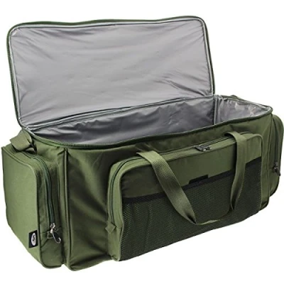 Image of DNA Leisure NGT Choose from Menu Carp Coarse Fishing Green Insulated Carryall Bait Tackle Camping Overnight Bag Brewbag Regular or Large (709 L Carryall)