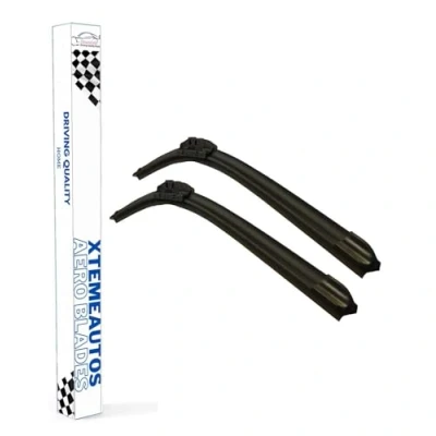 Image of Xtremeauto Replacement Front Windscreen Wiper Frameless Blade Kit 2x Blades For Hyundai I30 2012 Onwards